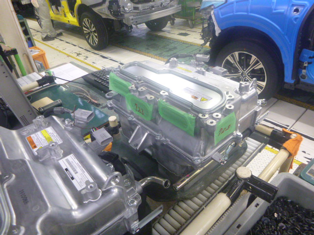 FPDU component on assembly line